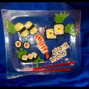 Andra DuRee’ Martin signed fused glass